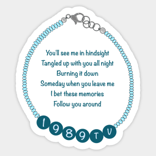 Friendship Bracelet - Wildest Dreams Sticker